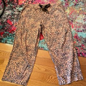 NWT Aerie Leopard Pajama Pants with Pockets, XXL